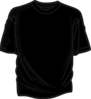 Black T-shirt Clip Art at Clker.com - vector clip art online, royalty ...