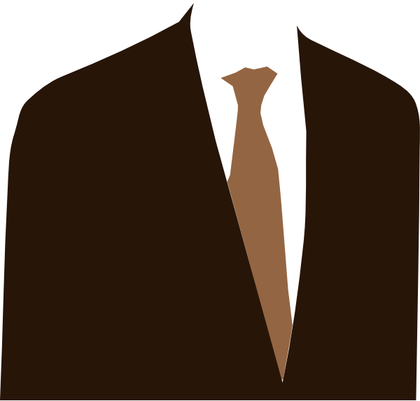 Brown Suit Clip Art at Clker.com - vector clip art online, royalty free