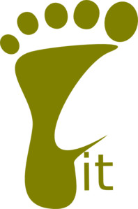 Olive Green Left Foot2 Clip Art