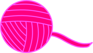 Pink Ball Of Yarn Clip Art