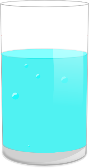 Water Glass Partially Full Clip Art At Vector Clip Art