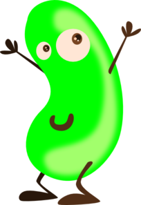 Green Bean Cartoon Clip Art
