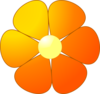 Flor-pergaminho Clip Art