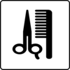 Hotel Icon Hair Salon Clip Art