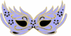 Lavender Maskarade Mask Clip Art