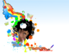 Black Woman Rainbow Clip Art
