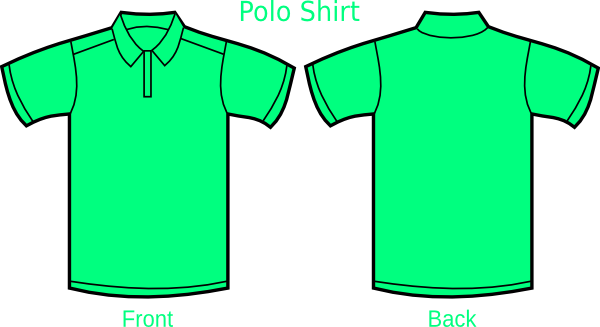  Mint Green Polo Shirt Clip Art at Clker com vector clip 