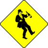 Caution Drunkard Clip Art