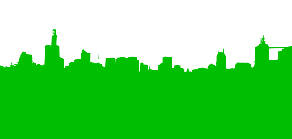 Green Skyline Clip Art at Clker.com - vector clip art online, royalty