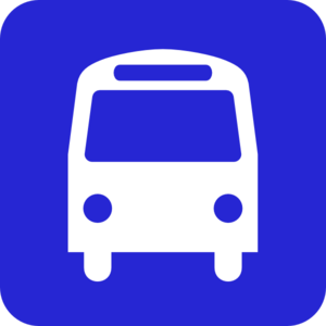 Bus Stop Blue Clip Art