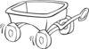 Wagon Outline Clip Art