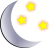 Moon And Stars Clip Art