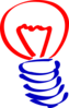 Lightbulb R/b Clip Art