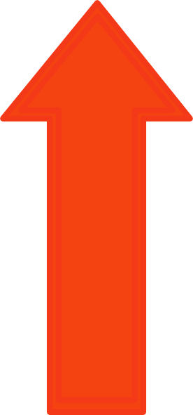 Orange Arrow Up Clip Art at Clker.com - vector clip art online, royalty