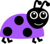 Purple Ladybug Clip Art