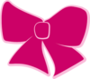 Pink Bow Clip Art