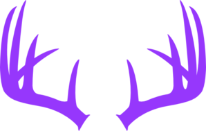 Purple Antlers Clip Art