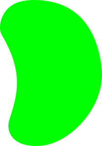 Green-jelly-bean Clip Art