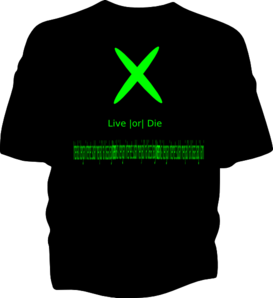 X Code Live Or Die Clip Art
