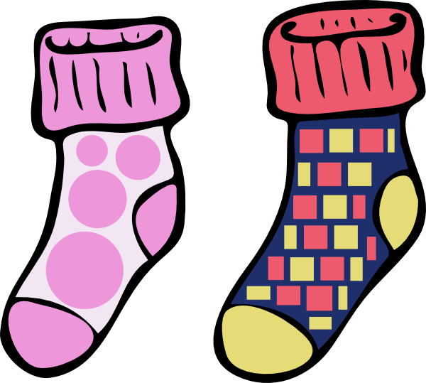 Socks8 Clip Art at Clker.com - vector clip art online, royalty free ...
