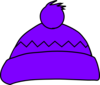 Purple Winter Hat Clip Art