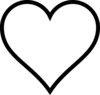 Black Heart Logo Clip Art
