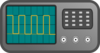 Oscilloscope-square Wave Clip Art