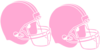 Pink Football Helmet Clip Art