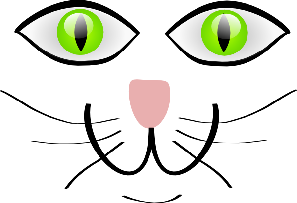 Download Cat Face Features Clip Art at Clker.com - vector clip art online, royalty free & public domain
