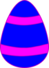 Blue And Pink Egg Clip Art
