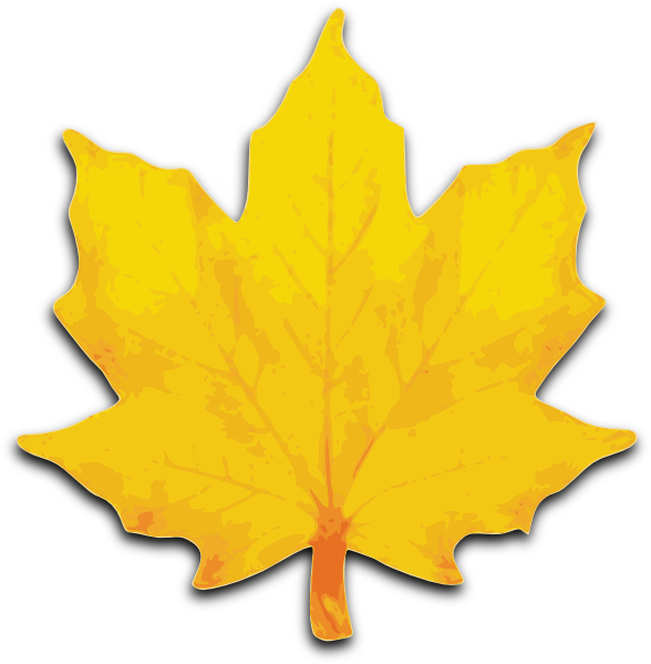 Orange Maple Leaf Clip Art at Clker.com - vector clip art online