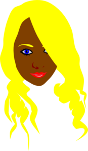 Blonde With Blue Eyes Clip Art