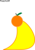 Peach-cliff Clip Art