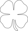 Four Leaf Clover Clip Art