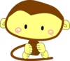 Brown Monkey Clip Art