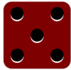 Red Dice Clip Art