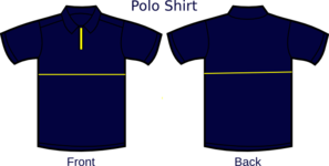 polo shirt navy tshirt clip layout clker vector clipart subramaniyam shared