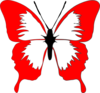 Red Butterfly Clip Art