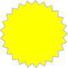 Yellow Burst Clip Art