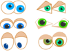 Cartoon Eyes Clip Art