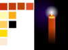 Lit Candle Clip Art