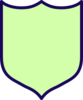Lime Shield Clip Art