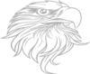 Grey Eagle2 Clip Art