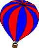 Hot Air Balloon Grey Clip Art