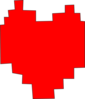 Undertale Pixel Heart Clip Art
