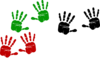 Palestinian Hand Prints Clip Art