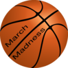 March Madness Basketball Clip Art