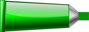 Color Tube Green Clip Art