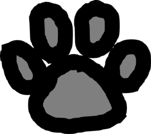 Paw Print  Clip Art
