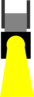 Spot Light Yellow Clip Art